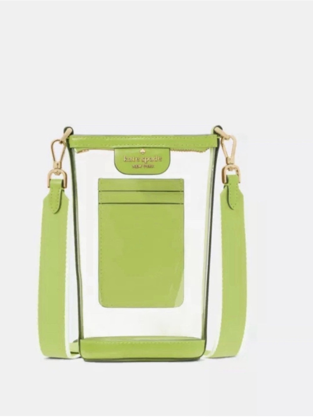 Kate Spade White Clear Protective Dust Bag with Logo NWT